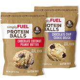 simplyFUEL front packaging showing variety pack and benefits