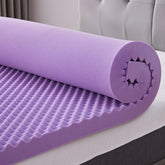 SINWEEK folded topper in packaging showing compact shipping benefit