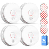 SITERWELL GS509A front view showing sleek smoke detector design and easy visibility