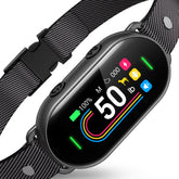 SKBAK collar front view showing compact unit and display, clear control benefits