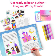 Skillmatics colorful sticker sheet offering decorative story accents