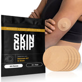 Skin Grip front packaging showing compatible Dexcom G7 and Stelo labeling and convenience