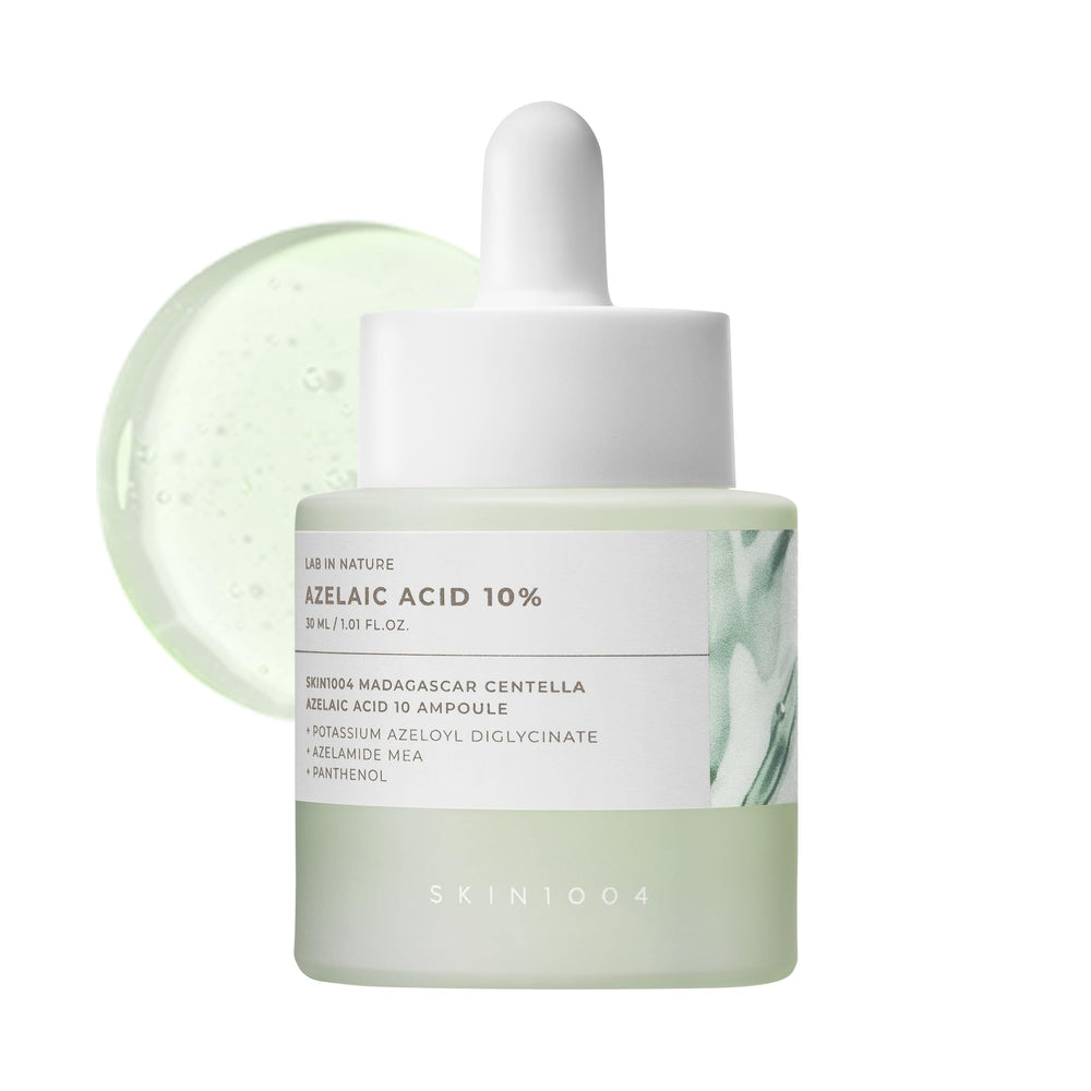 SKIN1004 ampoule front packaging showing clean clinical design and calming benefit