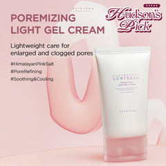 SKIN1004 gel cream texture close-up showcasing lightweight cooling gel benefit: fast absorption
