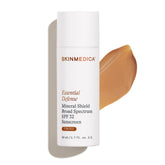 SkinMedica front packaging showing SPF 32 tinted sunscreen, clear protection