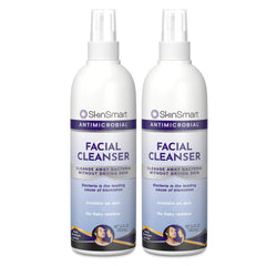 SkinSmart front packaging showing bottle and label and easy identification benefit