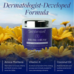 SKINTENSIVE applied to a hand to show moisturized appearance and easy absorption