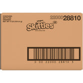 Skittles front box view showing brand and 4 pound bulk convenience