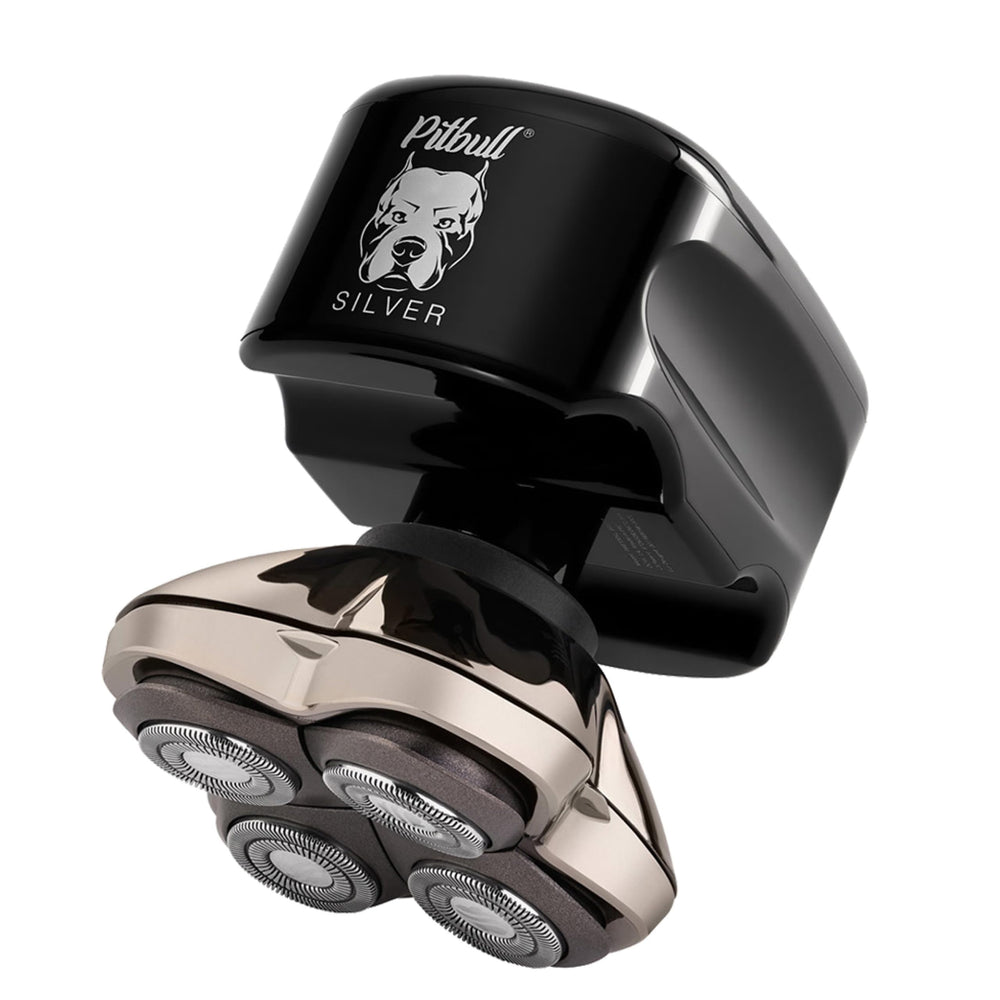 Skull Shaver front view showing compact cordless design and fast coverage