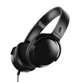 Skullcandy Riff front view showing sleek black design and comfortable fit