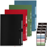 SKYDUE pack of four front view showing compact stack and snap closures for easy transport
