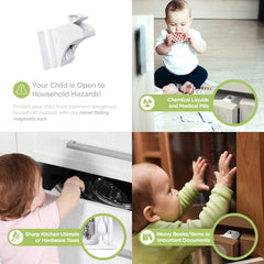 Skyla Homes magnetic key close up demonstrating quick adult access