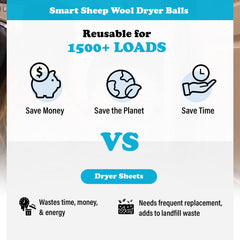 Smart Sheep ball next to a hand to show XL size for better circulation