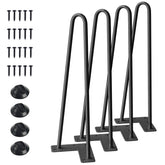 SMARTSTANDARD front view of four 16-inch hairpin legs showing modern styling and stability