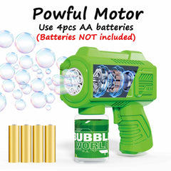 SmartYeen bottle texture of bubble solution highlighting long-lasting bubbles