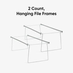 Smead frame installed in a drawer demonstrating organized letter files and easy access