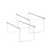 Smead front view of adjustable file frames showing sturdy construction and neat storage
