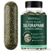 SMNutrition front packaging showing 50MG sulforaphane and benefits