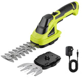 SnapFresh front view showing cordless trimmer and blades for quick garden care