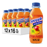 Snapple Mango Madness front label showing bright mango flavor and brand