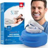 SnoreLessNow Somnofit-S front packaging showing compact design and brand benefit