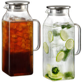 Snuvid front packaging showing two boxed square pitchers, gift-ready and protected