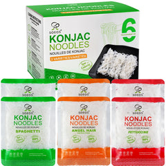 Soeos front packaging showing 6-pack and variety label, easy meal prep
