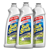 Soft Scrub front packaging showing three bottles and clear product identity