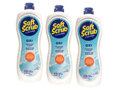 Soft Scrub front packaging showing bottle and pack benefits for stain removal