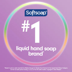 Hands lathering with Softsoap showing effective cleansing and soft skin benefit