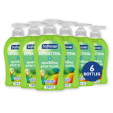 Softsoap front packaging showing sparkling pear scent and six-pack convenience