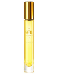 Sol de Janeiro front bottle view showing compact travel-friendly design and sunny aesthetic