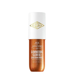 Sol de Janeiro bottle front view showing warm bronze oil finish