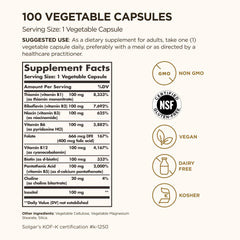 Close-up of Solgar vegetable capsule texture highlighting easy-to-swallow design