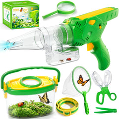 SOLIEHOO front view of bug catcher showing buttons and nozzle benefits easy operation