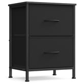 SONGMICS BELLAH nightstand front view showing drawers and top, practical bedside storage