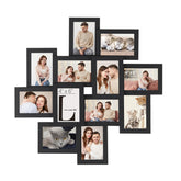SONGMICS front-facing 12-pack collage frame showing a neat multi-photo arrangement and cohesive style