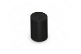 Sonos Era 100 SL front view showing compact speaker and elegant black finish for pleasing aesthetics