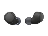 Sony WF-C510 front view showing compact earbuds and balanced design benefits comfort
