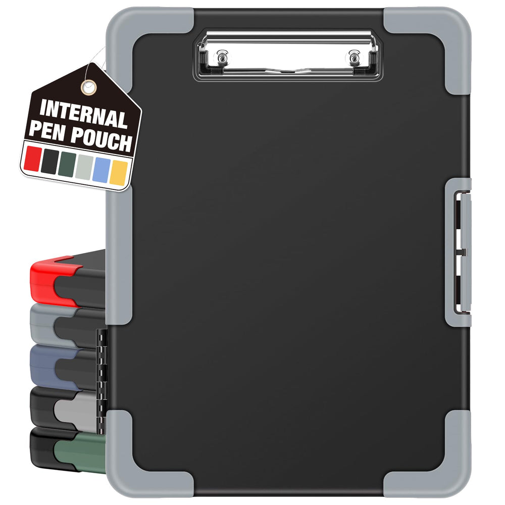 Sooez front view closed showing durable case and secure snap closure for protection