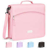 Sooez front view showing zippered pockets and compact profile for easy access