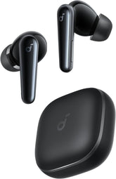 Soundcore Liberty 5 front view showing sleek earbuds and signifying premium sound