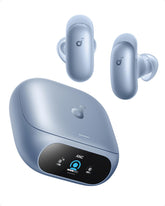 Soundcore Liberty 5 Pro front view showing earbuds and benefit of compact design