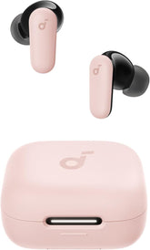 Soundcore P30i front packaging showing earbuds and case, highlights portability