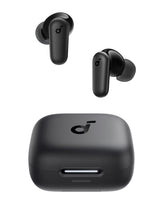soundcore P30i front view showing earbuds and case for compact portability