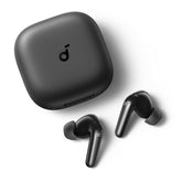 Soundcore P31i front view in charging case showing portability and quick access
