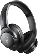 Soundcore Q20i front angled view showing compact design and travel-ready portability