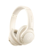 Soundcore Q20i front view showing sleek white finish and balanced design benefit of style