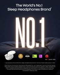 Soundcore Sleep A30 close-up of earbud shape and vents, illustrating ergonomic comfort