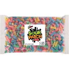 SOUR PATCH KIDS front packaging showing brand and bulk size benefit